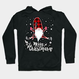 Merry Christmas Cute Gnome Funny Chilling Gnomies Women Kids Hoodie